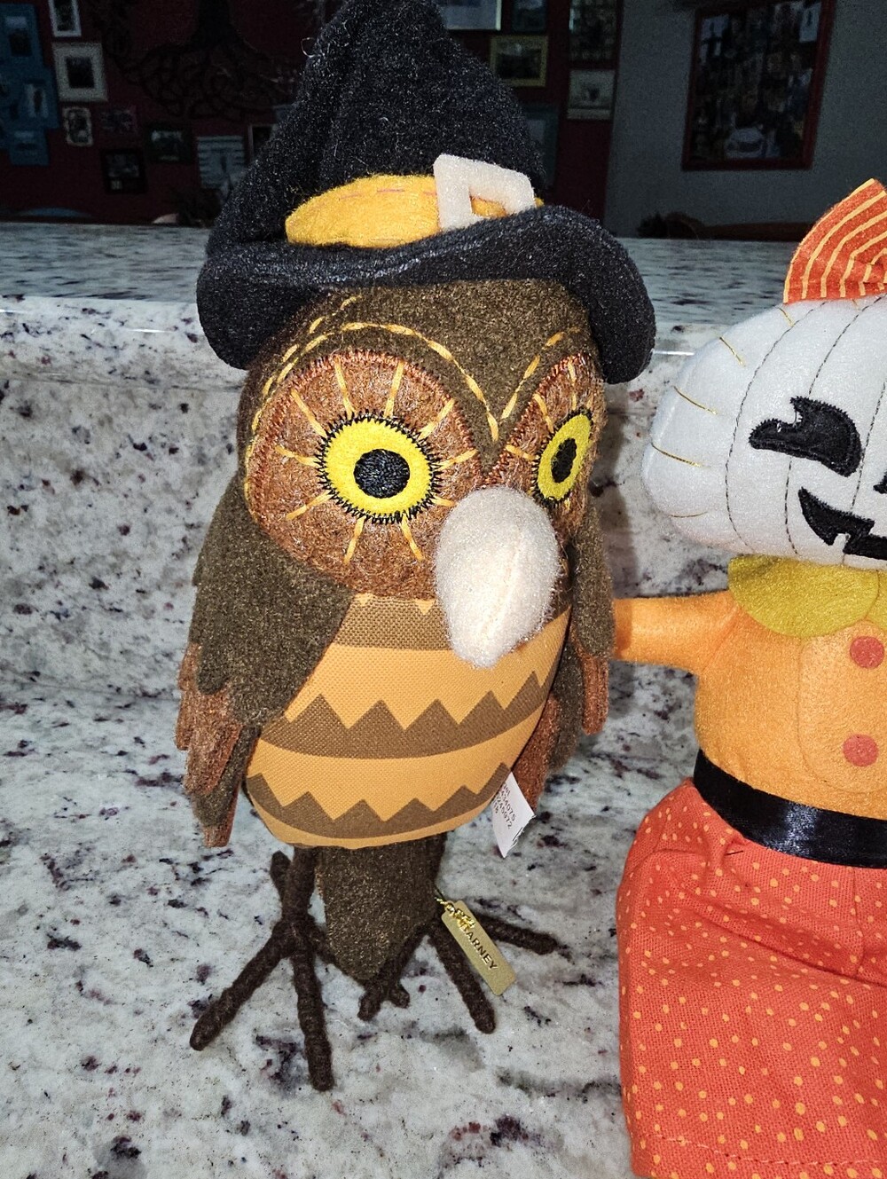 Hyde and Eek Target Halloween 2018 Barney Owl & Mrs. Pumpkin - Picture 2 of 8